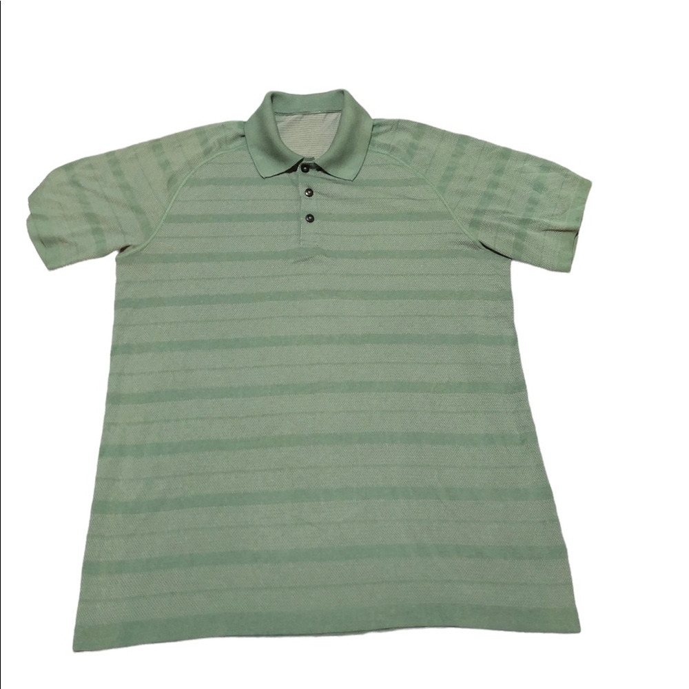 Lululemon Athletica Sage Green Polo Shirt